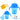 Happy Bear 2 in 1 Spout and Straw Sipper 210ml - HBM_2in1 Spout_Blue