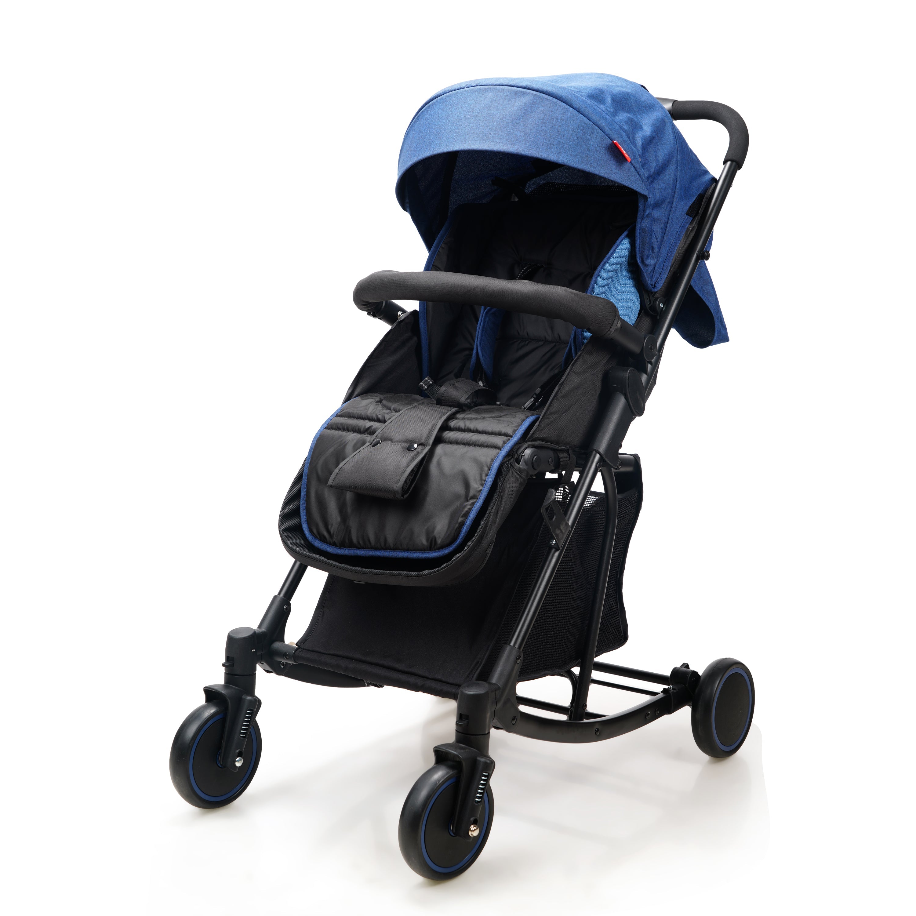 Happy Bear 2 in 1 Stroller cum Rocker - HBM_stroller_blue