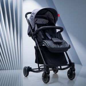 Happy Bear 2 in 1 Stroller cum Rocker - HBM_stroller_Grey