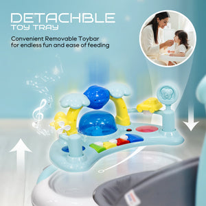 Happy Bear Astro Baby Walker with Handle - HBM_Walkerhandle_blu