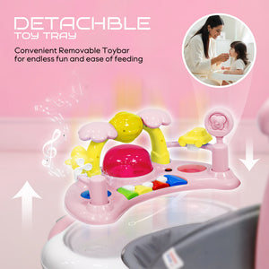 Happy Bear Astro Baby Walker with Handle - HBM_Walkerhandle_pnk