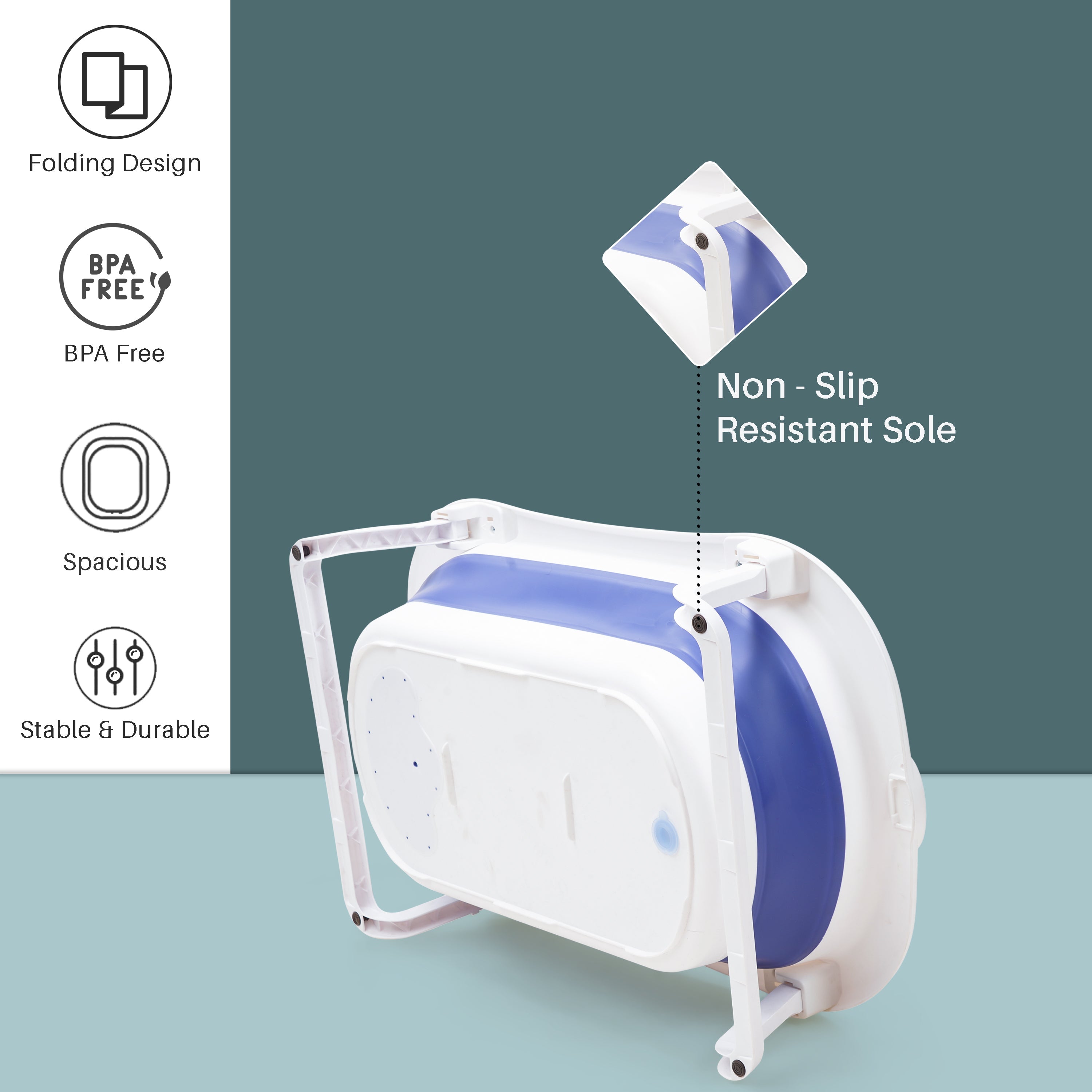 Happy Bear - Baby Splash and fold Bathtub - HBM_Bathtub