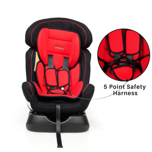 Happy Bear Convertible Car Seat for Babies - HBM_Car seat_Red