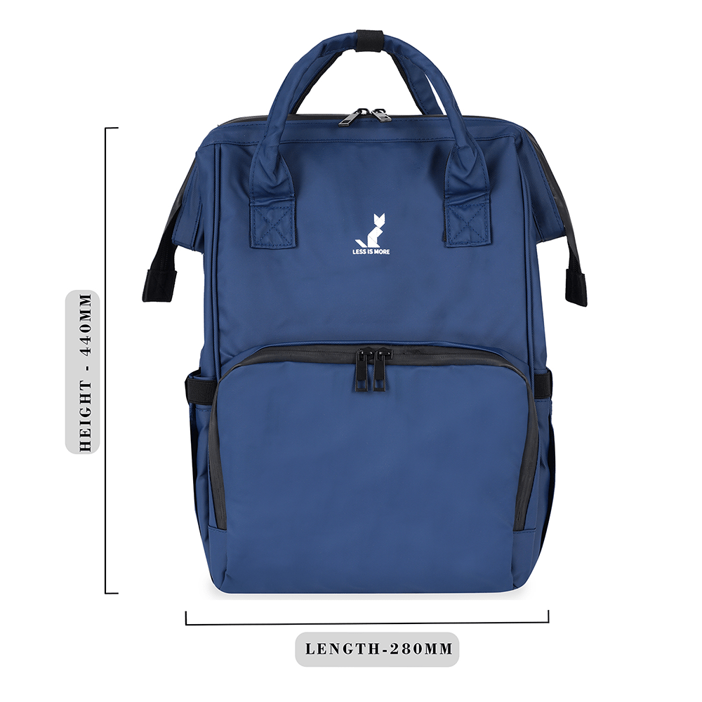 Happy Bear Diaper Bag with Laptop Compartment - HBM_Totebag_Blue