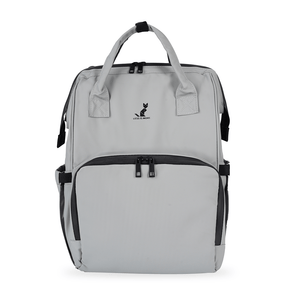Happy Bear Diaper Bag with Laptop Compartment - HBM_Totebag_Grey