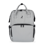Happy Bear Diaper Bag with Laptop Compartment - HBM_Totebag_Grey