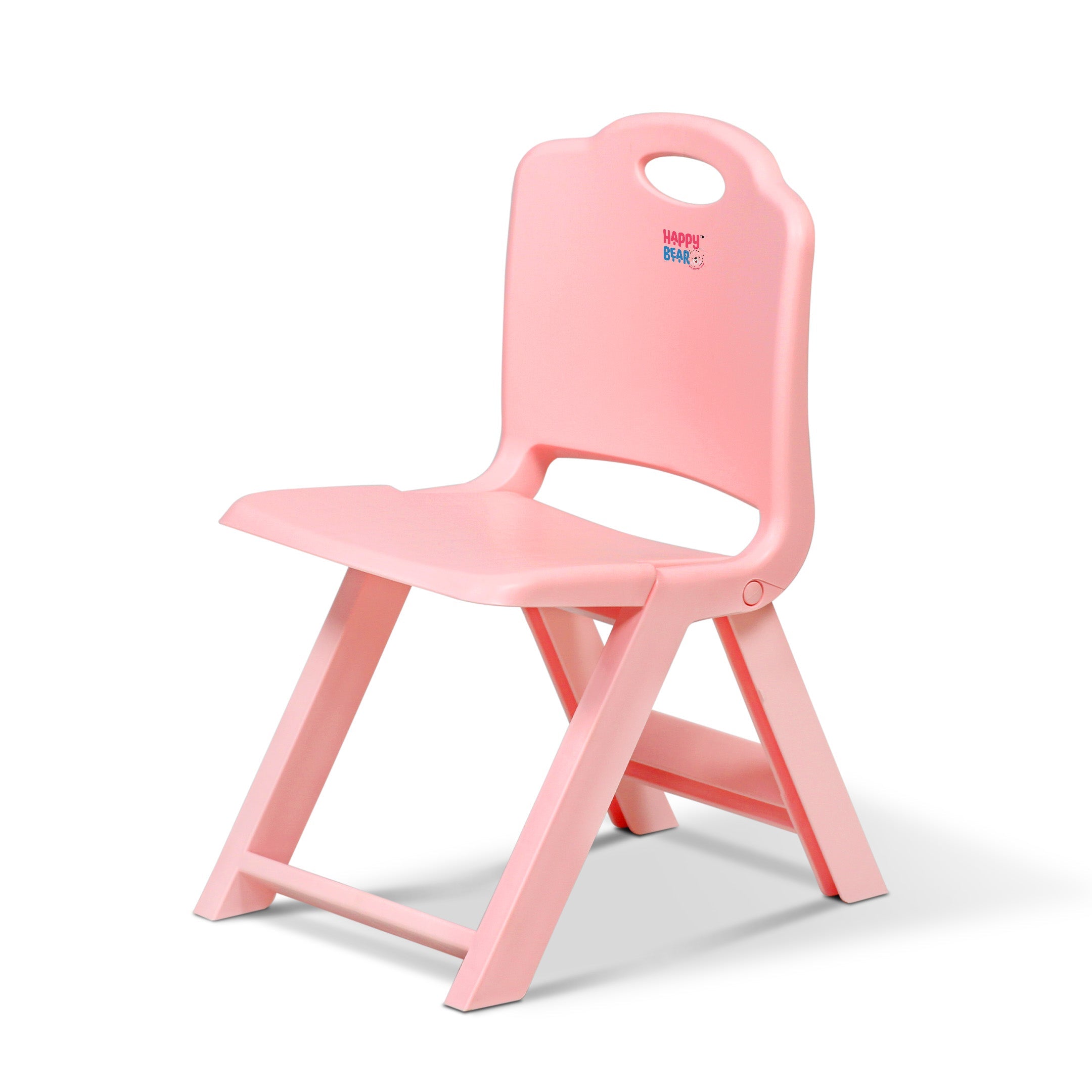 HAPPY BEAR Foldable Kids Chair Foldable Study Chair - PINK - FLODING CHAIR - PINK Chair