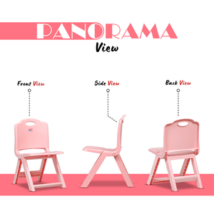 HAPPY BEAR Foldable Kids Chair Foldable Study Chair - PINK - FLODING CHAIR - BLUE Chair