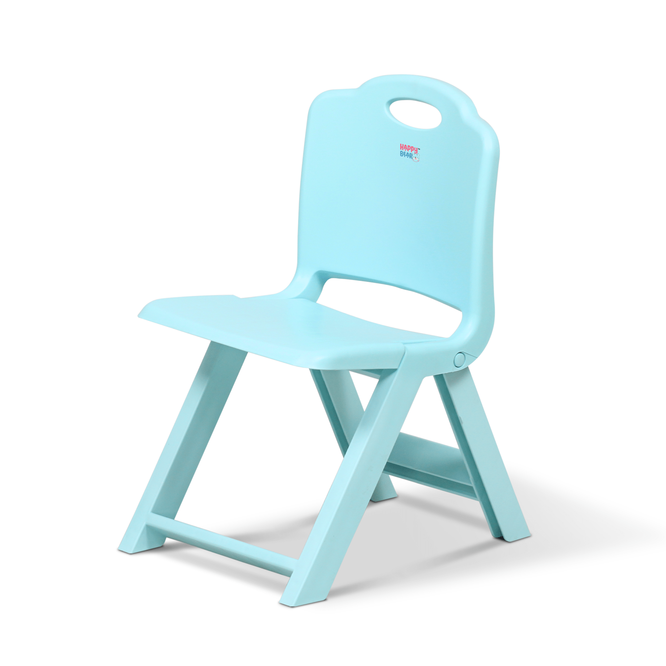 HAPPY BEAR Foldable Kids Chair Foldable Study Chair - PINK - FLODING CHAIR - BLUE Chair