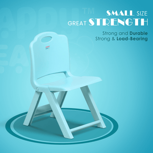 HAPPY BEAR Foldable Kids Chair Foldable Study Chair - PINK - FLODING CHAIR - BLUE Chair