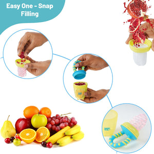 Happy Bear Fruit Feeder with Extra Mesh - HBM_Fruit Feeder_YB