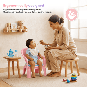 Happy Bear Kids Baby Chair Pink | The Mom Store - Baby Furniture