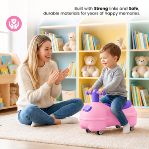 Happy Bear Kids Ride-On Toy Pink - Ride-On Toys