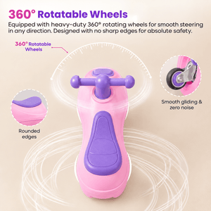 Happy Bear Kids Ride-On Toy Pink - Ride-On Toys