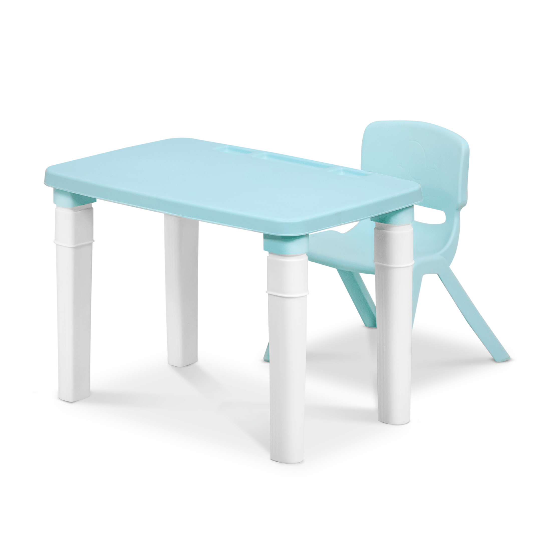 Happy Bear Kids Study Table & Chair Set (2 - 6 Years) - TABLE&CHAIR - BLUE Table and Chair