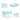 Happy Bear Kids Study Table & Chair Set (2 - 6 Years) - HBM_T&C_Blue