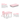 Happy Bear Kids Study Table & Double Chair Set (2 - 6 Years) - HBM_T&D.C_Pink