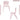 HAPPY BEAR Plastic Kids Chair | Durable and Lightweight | Modern & Comfortable - HBM_Chair_pink