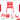 HAPPY BEAR Plastic Kids Chair | Durable and Lightweight | Modern & Comfortable - HBM_Chair_red