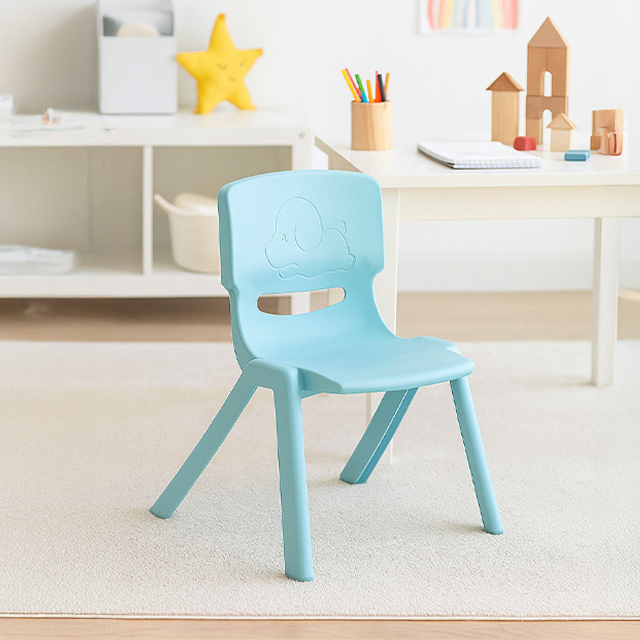 HAPPY BEAR - Plastic Kids Chair for Boys and Girls,Chair for Kids - Chair