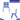 HAPPY BEAR - Plastic Kids Chair for Boys and Girls,Double Chair for Kids - HBM_Chair_Darkblue
