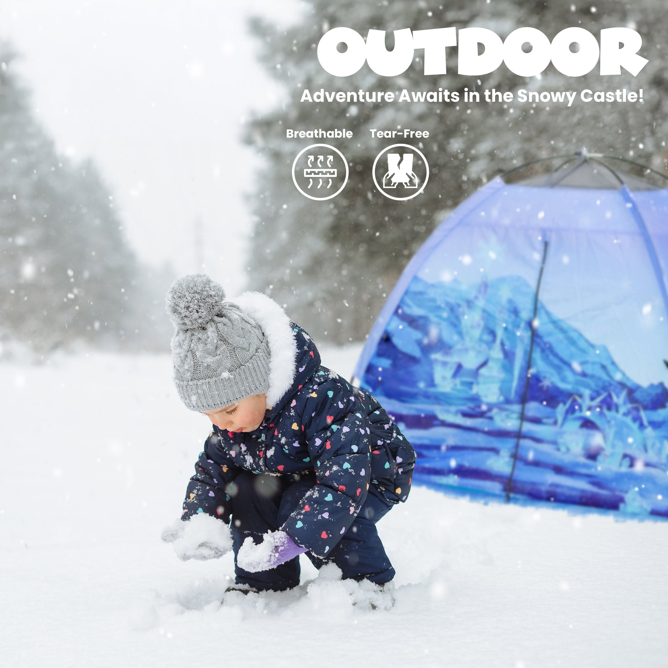 Happy Bear Play Tent for Indoor & Outdoor Fun | Dino - TENT - FROZON Tent