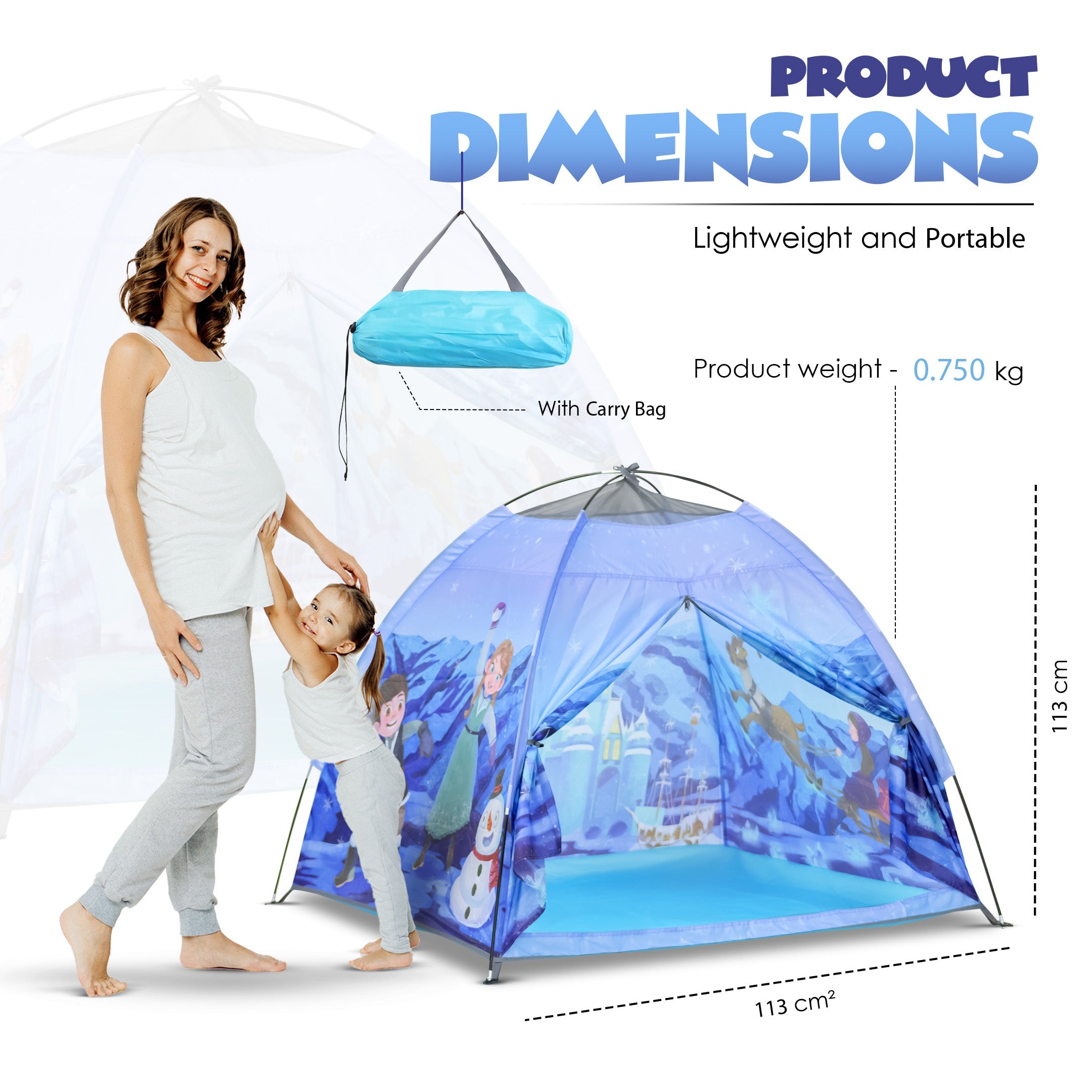 Happy Bear Play Tent for Indoor & Outdoor Fun | Dino - TENT - FROZON Tent