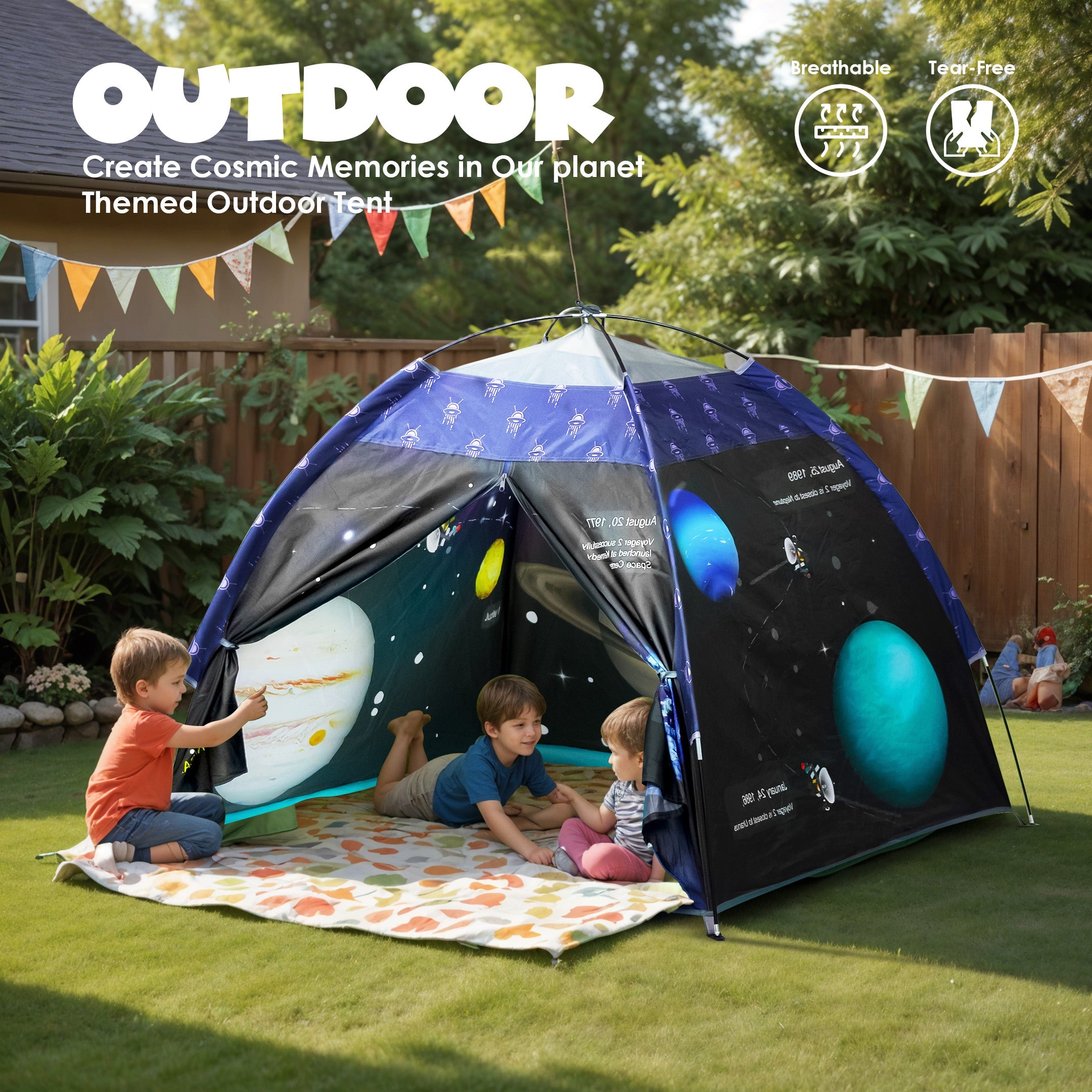 Happy Bear Play Tent for Indoor & Outdoor Fun | Dino - TENT - PLANET Tent