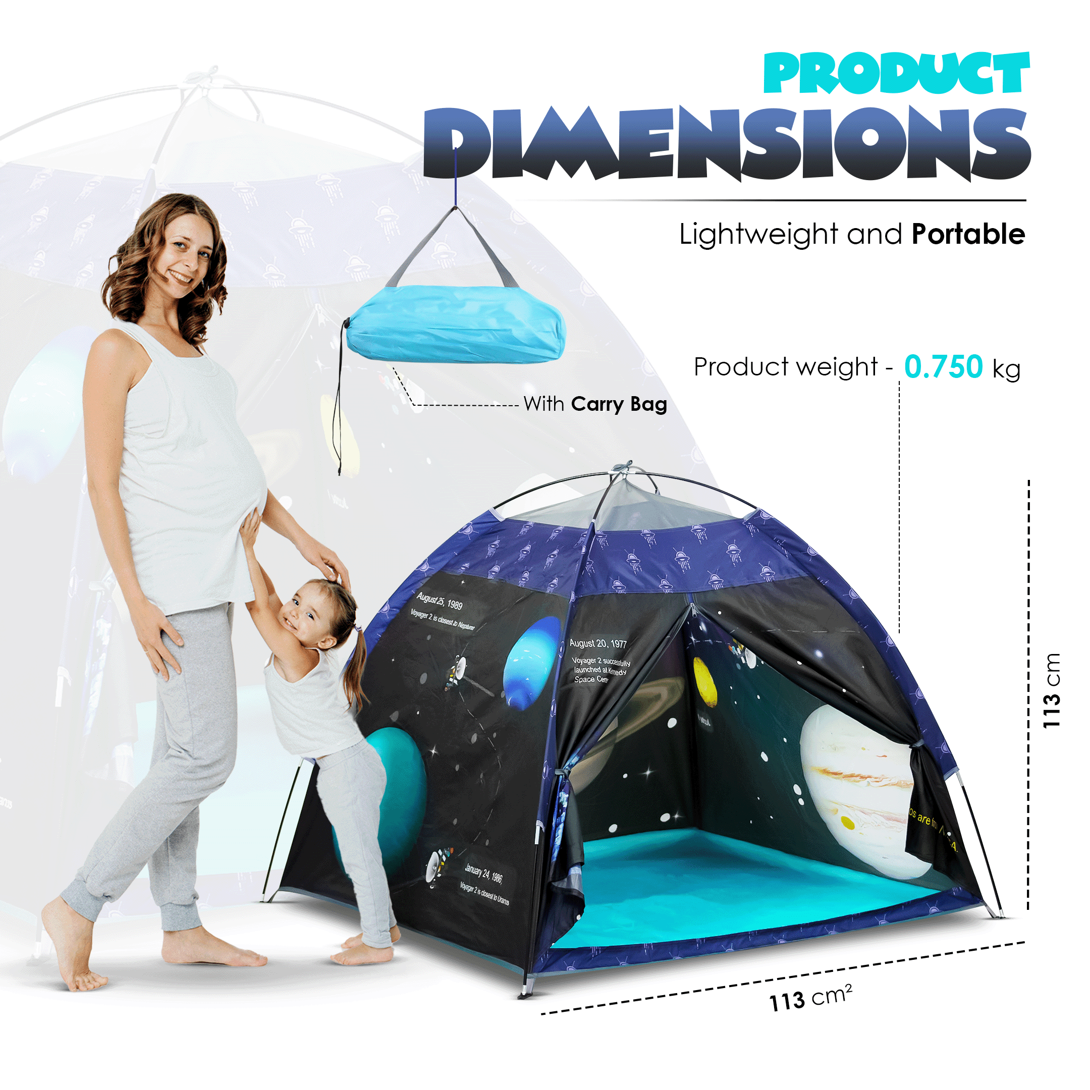 Happy Bear Play Tent for Indoor & Outdoor Fun | Dino - TENT - PLANET Tent