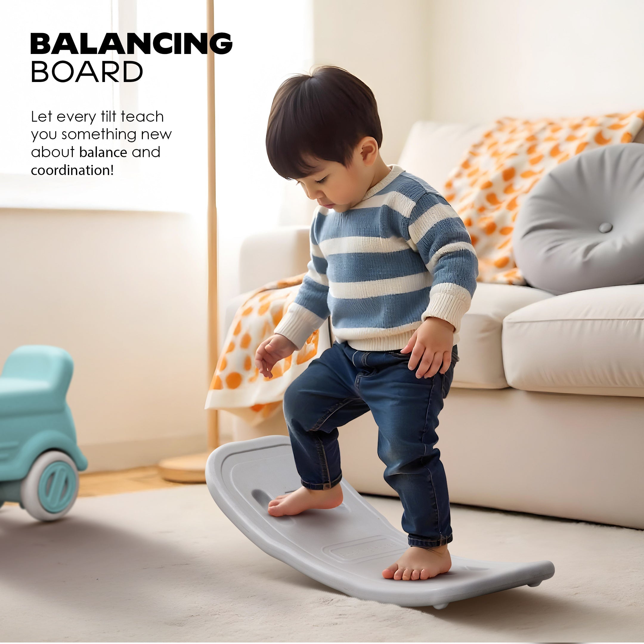 Happy Bear Rock n Roll 3 in 1 Rider cum Rocker - Green - 3IN 1RIDE ON BLUE Ride on Toys