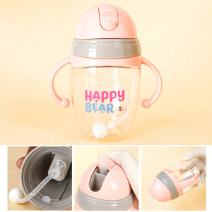 Happy Bear Sea Sipper Bottle for kids - HBM_Sea Sipper_Pink