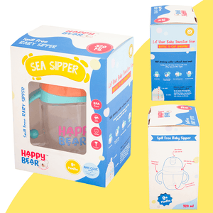 Happy Bear Sea Sipper Bottle for kids - HBM_Sea Sipper_Blue