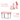 Happy Bear Table and Folding Chair Set for 2 to 5 years kids - HBM_table&fc_pnk