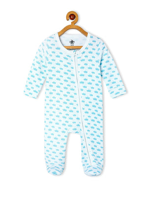 Happy Cloud Infant Zipper Romper