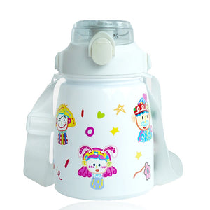Happy Clowns Belly Bottle, 900ml - Back To School