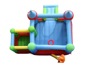 Happy Hop Castle Bouncer With Farmyard Ball Pit - Kids Activity & Play Equipment