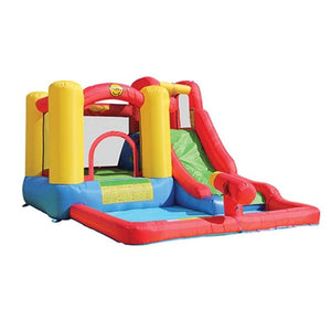 Happy Hop Jump & Splash Adventure Zone With Cannon - Kids Activity & Play Equipment
