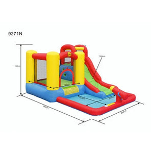 Happy Hop Jump & Splash Adventure Zone With Cannon - Kids Activity & Play Equipment