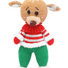 Happy Threads | Adorable Crochet Boy Reindeer – Handcrafted Holiday Magic - Christmas Decor