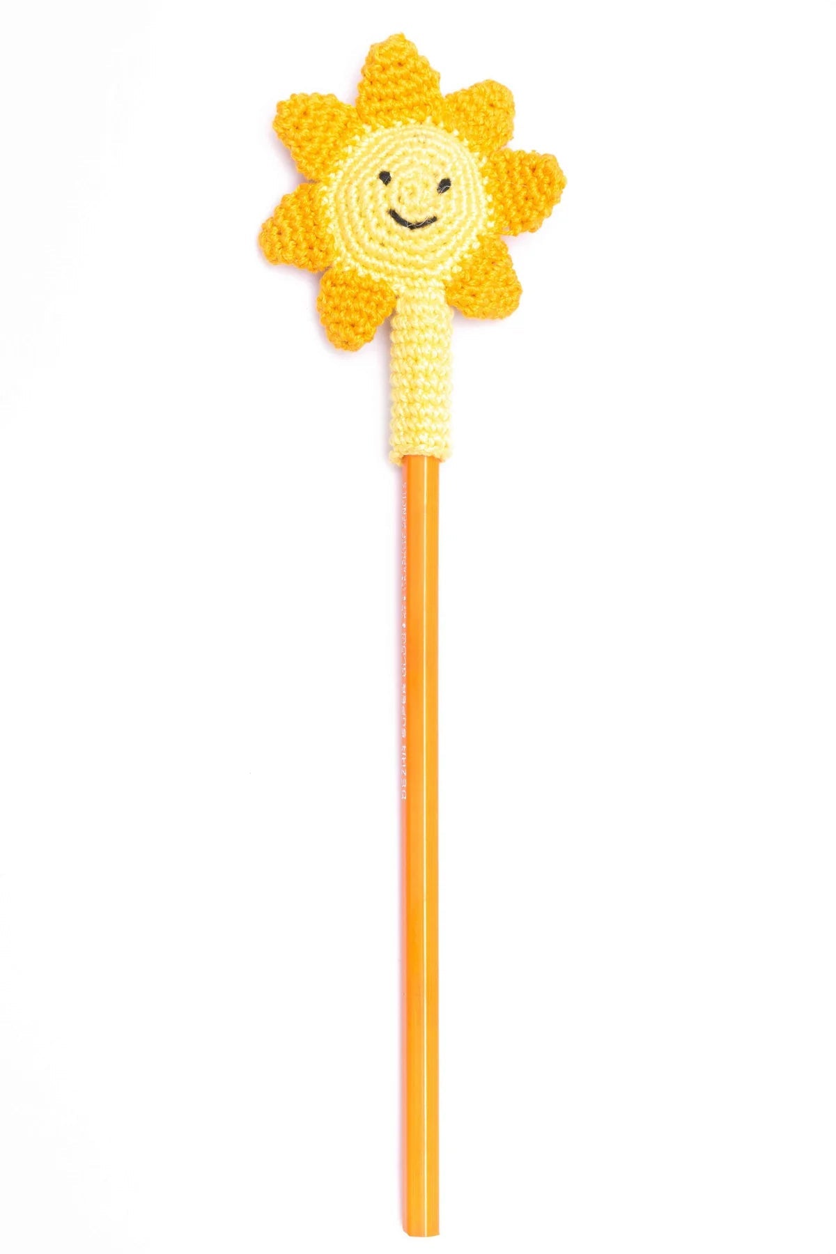 Happy Threads | Adorable handcrafted Sun Pencil Topper - Stationery