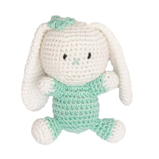 Nuluv-Happy Threads Amigurumi Soft Toy - Sea Green Bunny - BLE00415