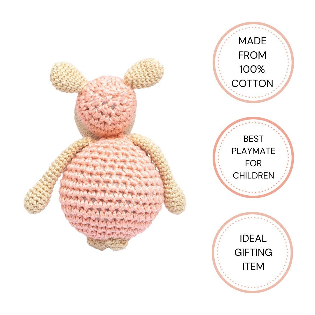 Happy Threads | Cheerful Sheep | 14 cms | Super Cute | Soft Toy | For Girls & Boys | Gifting - STPES400