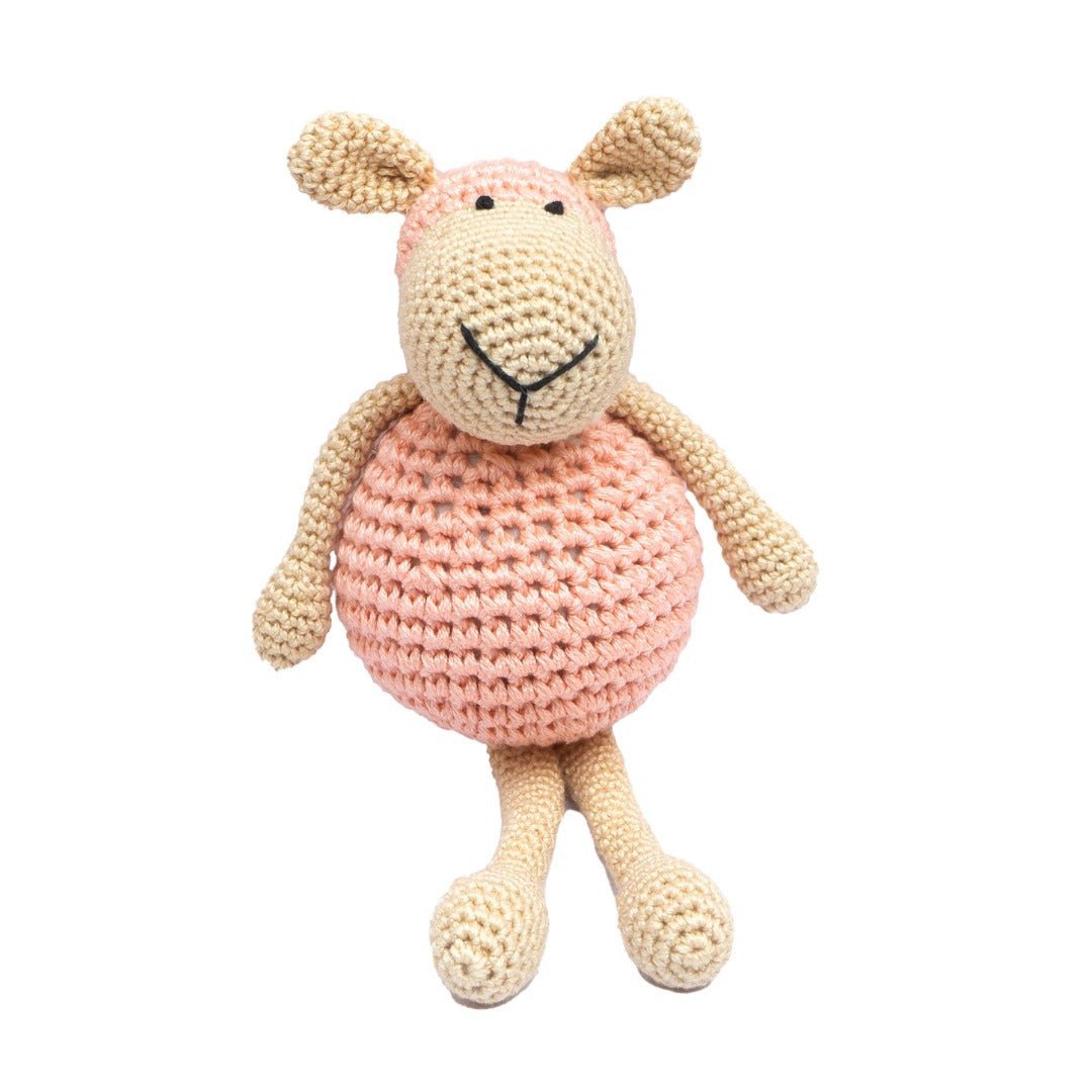 Happy Threads | Cheerful Sheep | 14 cms | Super Cute | Soft Toy | For Girls & Boys | Gifting - STPES400