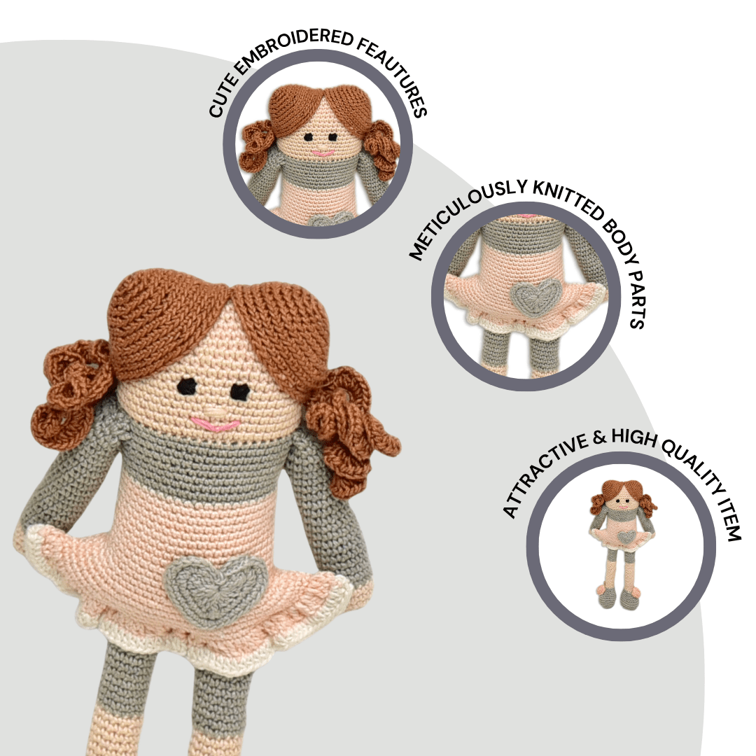 Happy Threads | Chibi – The Sweetest Handmade Doll for Gifting & Collecting - ID23A069