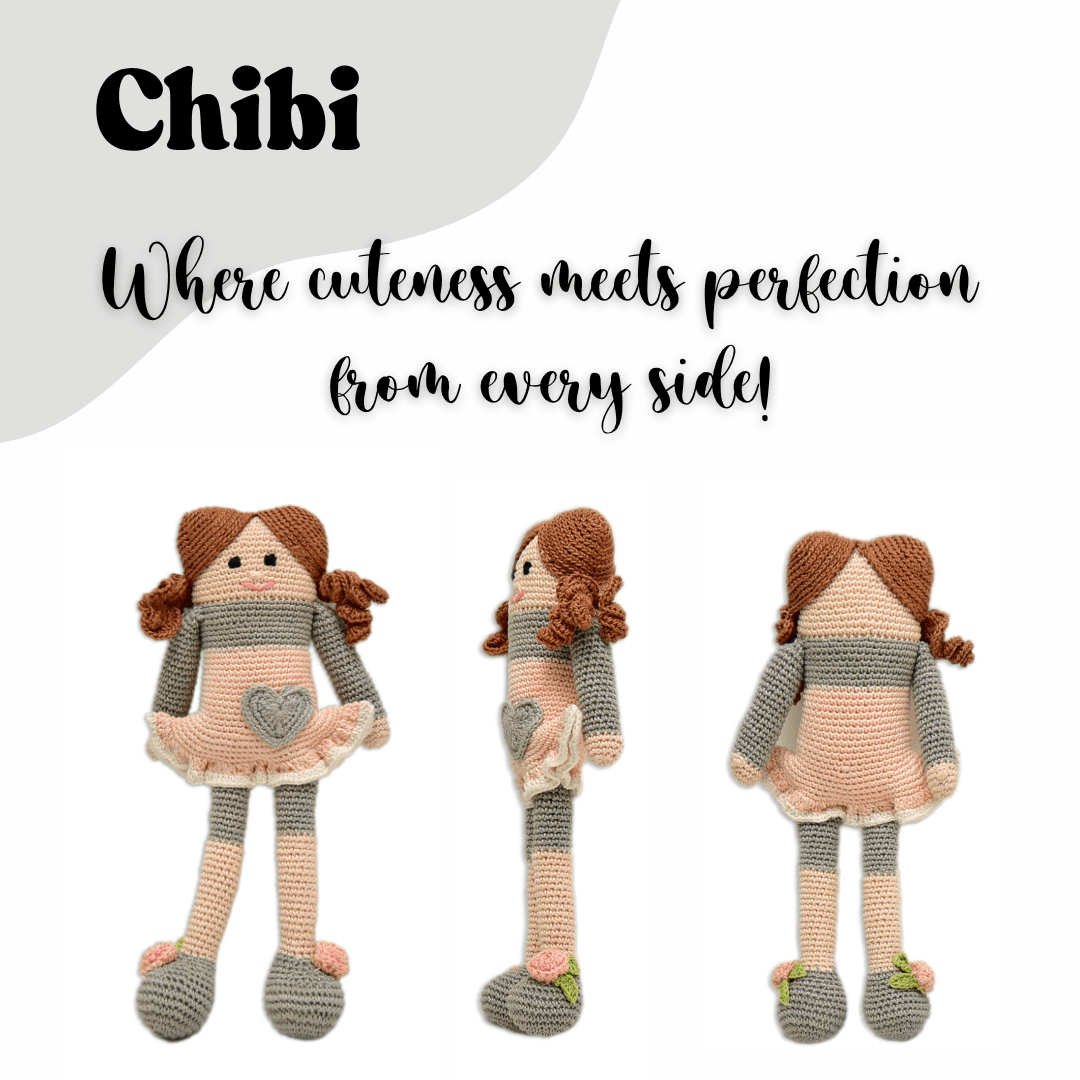 Happy Threads | Chibi – The Sweetest Handmade Doll for Gifting & Collecting - ID23A069