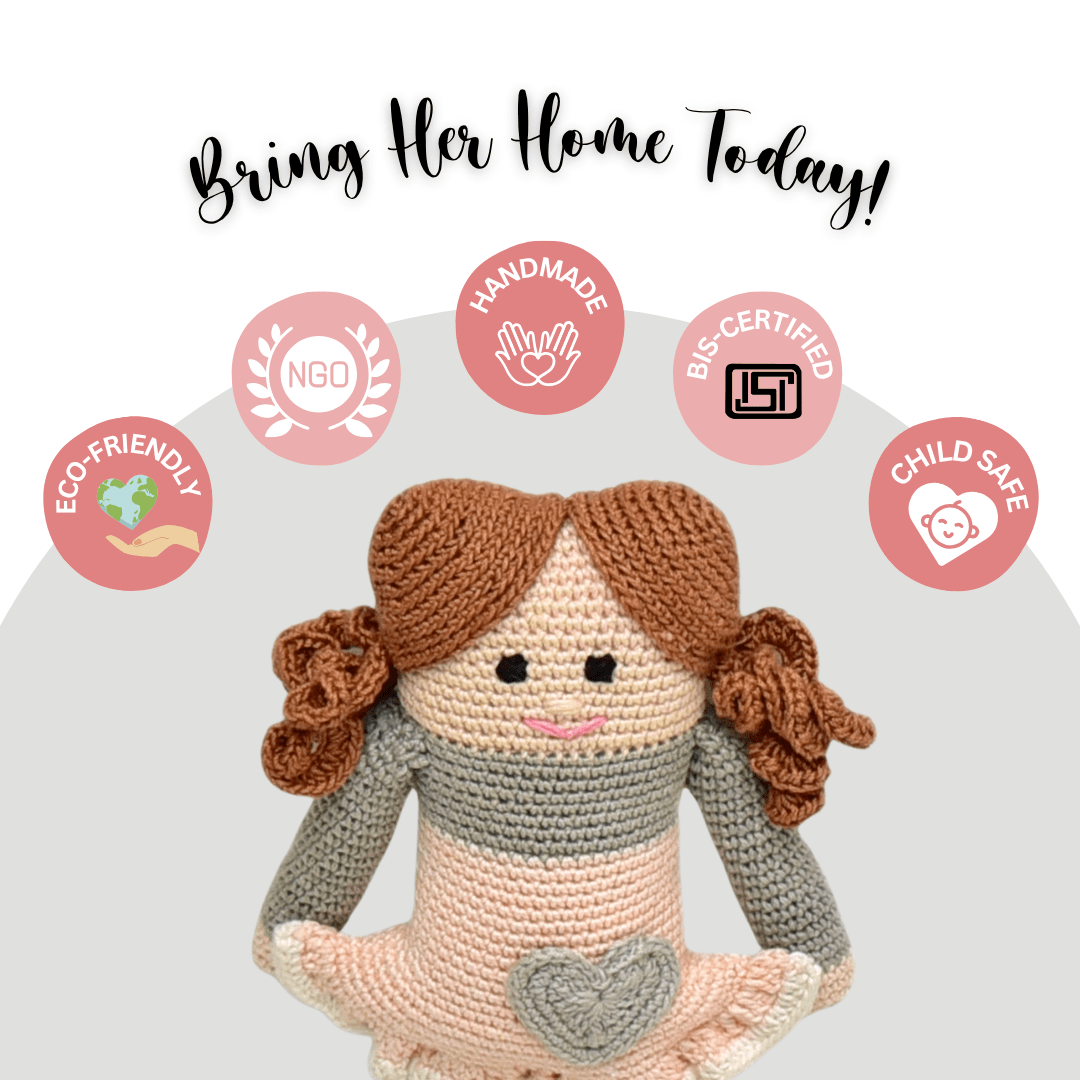 Happy Threads | Chibi – The Sweetest Handmade Doll for Gifting & Collecting - ID23A069