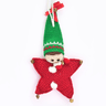 Happy Threads | Christmas Star Elf Amigurumi Ornament | Handmade Holiday Tree Decoration - Christmas Decor