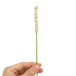 Happy Threads Crochet Bouquet Fillers cream| The Mom Store - Single stem flowers