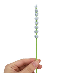 Happy Threads Crochet Bouquet Fillers grey| The Mom Store - Single stem flowers