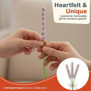 Happy Threads Crochet Bouquet Fillers purple | The Mom Store - Single stem flowers